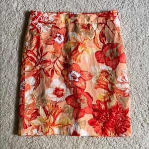 Size 6 floral skirt from Van Heusen